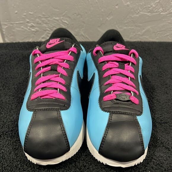 🔥🔥 NIKE CORTEZ Basic Leather “South Beach” 2018 Rare BV2527-400Men Sz 9 - EUC - Picture 3 of 14
